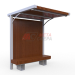 Пергола Греция со скамейкой