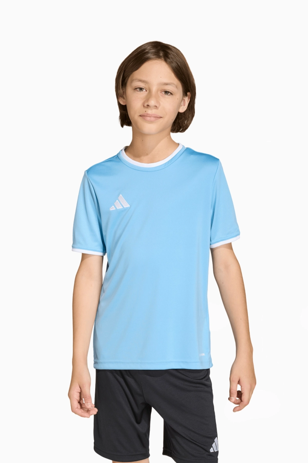 Футболка adidas Entrada 26 Junior - голубой