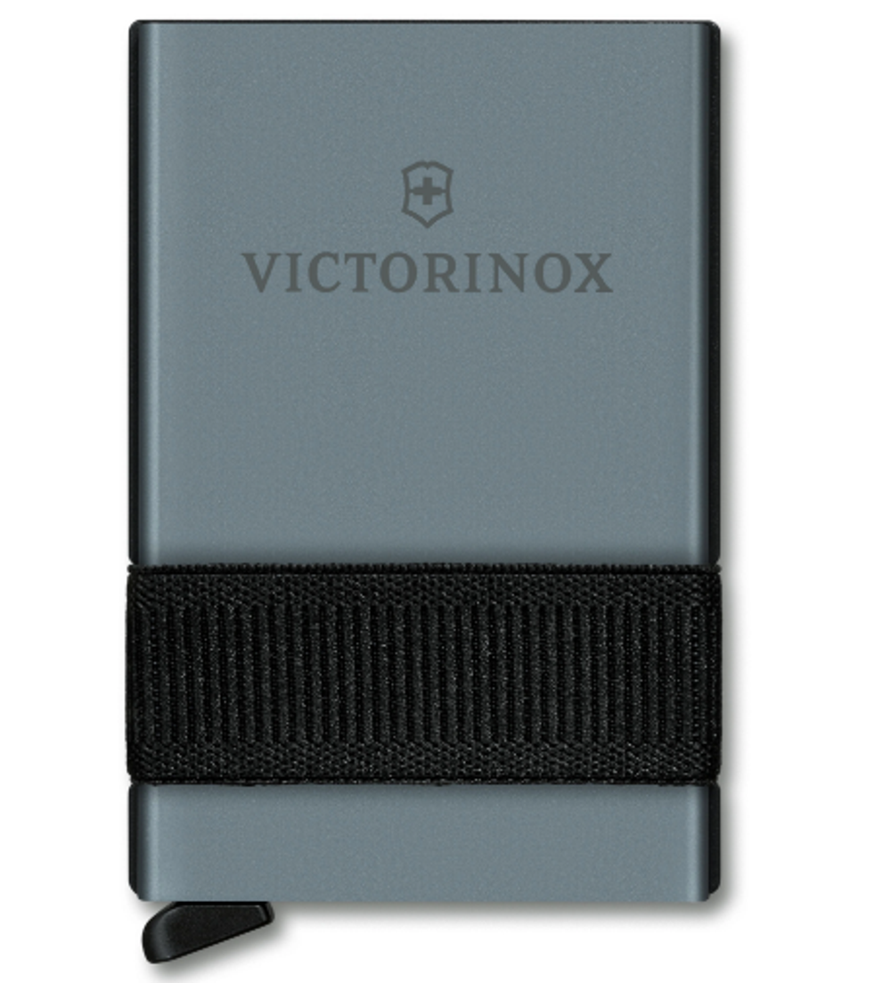Швейцарская карта Victorinox Smart Card Wallet Sharp, серый, коробка подарочная