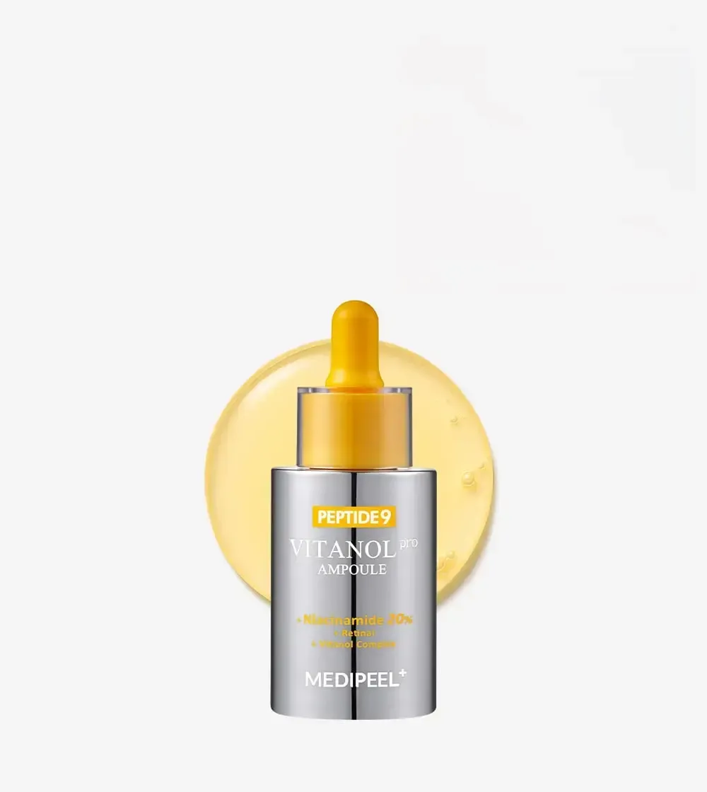Лифтинг-ампула с пептидами и 20% Niacinamide MEDIPEEL Peptide 9 Vitanol Ampoule PRO 30 мл.