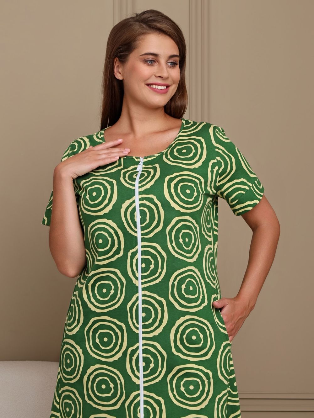 Халат Мотивы Виотекс ЗЕЛЁНЫЙ