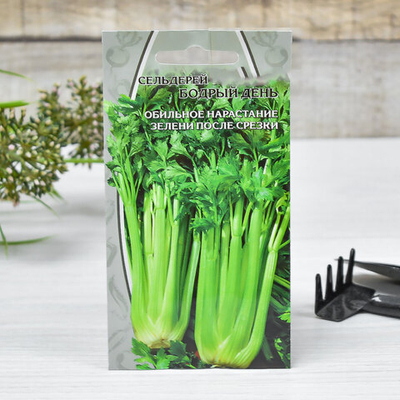 СЕЛЬДЕРЕЙ листовой Бодрый день (0,5г) среднеспелый Цв.пак. (10шт)