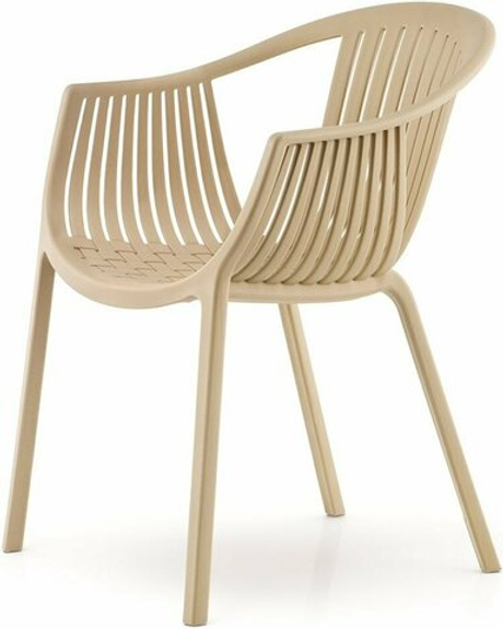 Кресло пластиковое Pedrali Tatami, песочный