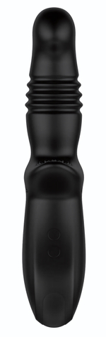 Черный вибромассажер простаты Nexus Thrust с возвратно-поступательными движениями (Цвет: черный)