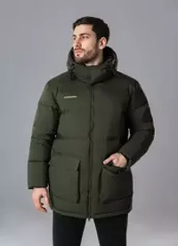 Куртка пуховая мужская Forward, хаки/чёрный, s-4xl