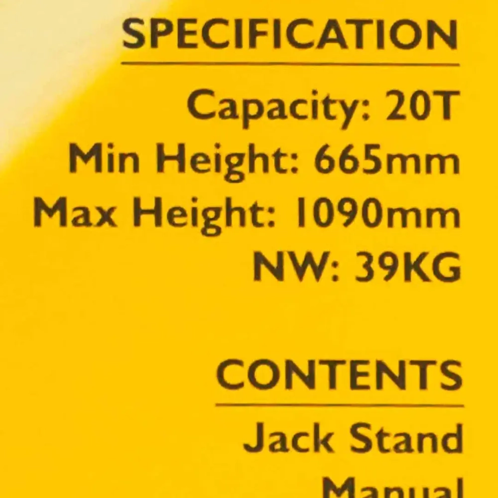Подставка ремонтная 20Т JCB JCB-TZ200012