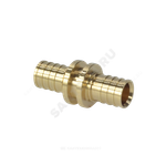Муфта для PE-X труб аксиальная латунь Дн 16 РОС