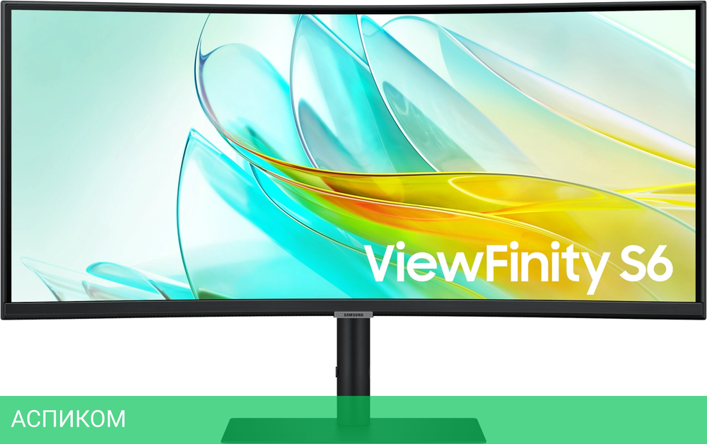 Монитор Samsung ViewFinity S6 S34C650UAIXCI черный (LS34C650UAIXCI)