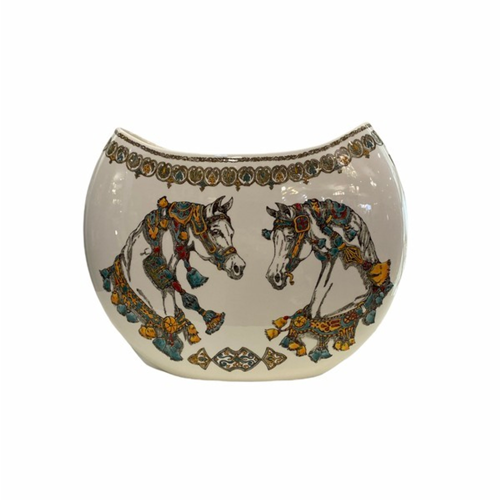 Ваза коллекционная Лошади