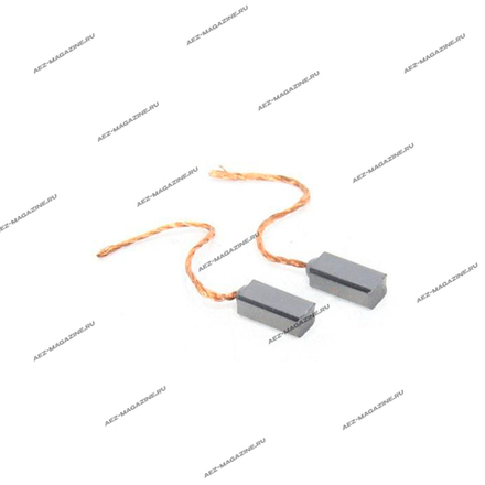 Электроугольная щетка 4х5х10 медный поводок L=40 мм