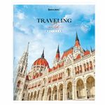 Тетрадь А5 96 л. BRAUBERG скоба линия обложка картон "Traveling" (микс в спайке) (15 штук в упаковке)