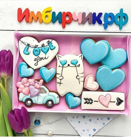 Имбирные пряники Любовь