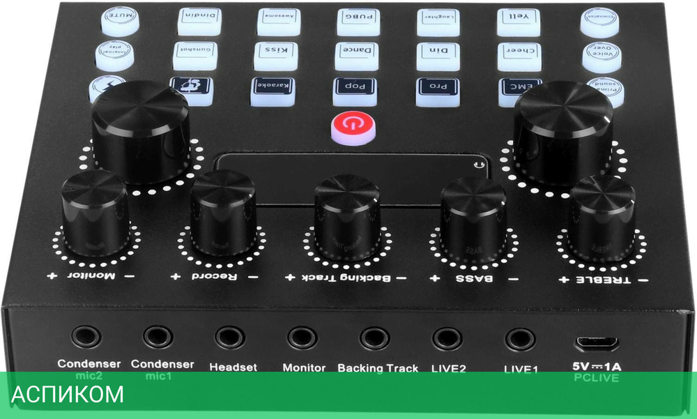 Микрофон Oklick SM-600G черный (1796784)