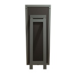 Зеркало MIXLINE "Графика" 600*1500 (ШВ) напольное, алюминиевый профиль