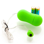 Виброяйцо зеленое водонепроницаемое Funny Five (7 см, ярко-зеленый) (Цвет: ярко-зеленый)