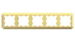ATLASDESIGN ANTIQUE 5-постовая РАМКА, универсальная, ЗОЛОТО