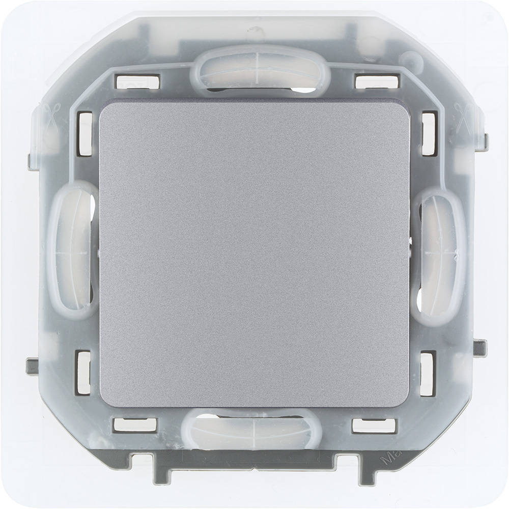 Переключатель 1-клавишный IP44 10А 250В алюминий Inspiria Legrand