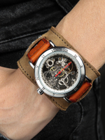 Часы скелетоны мужские механические Indiana YOURTIME