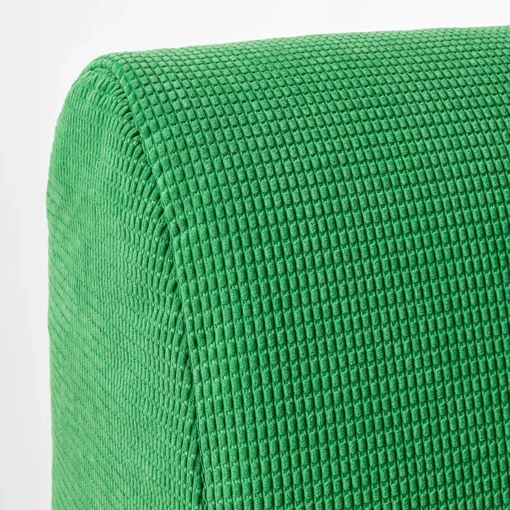 Диван 2-местный - IKEA LYCKSELE LÖVÅS/ЛИКСЕЛЕ ЛЕВОС ИКЕА, 87х100х142 см, зеленый