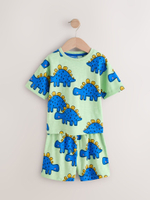 Пижама для мальчика Next AC0-925, 3 шт., Голубой, Зеленый, Песочный