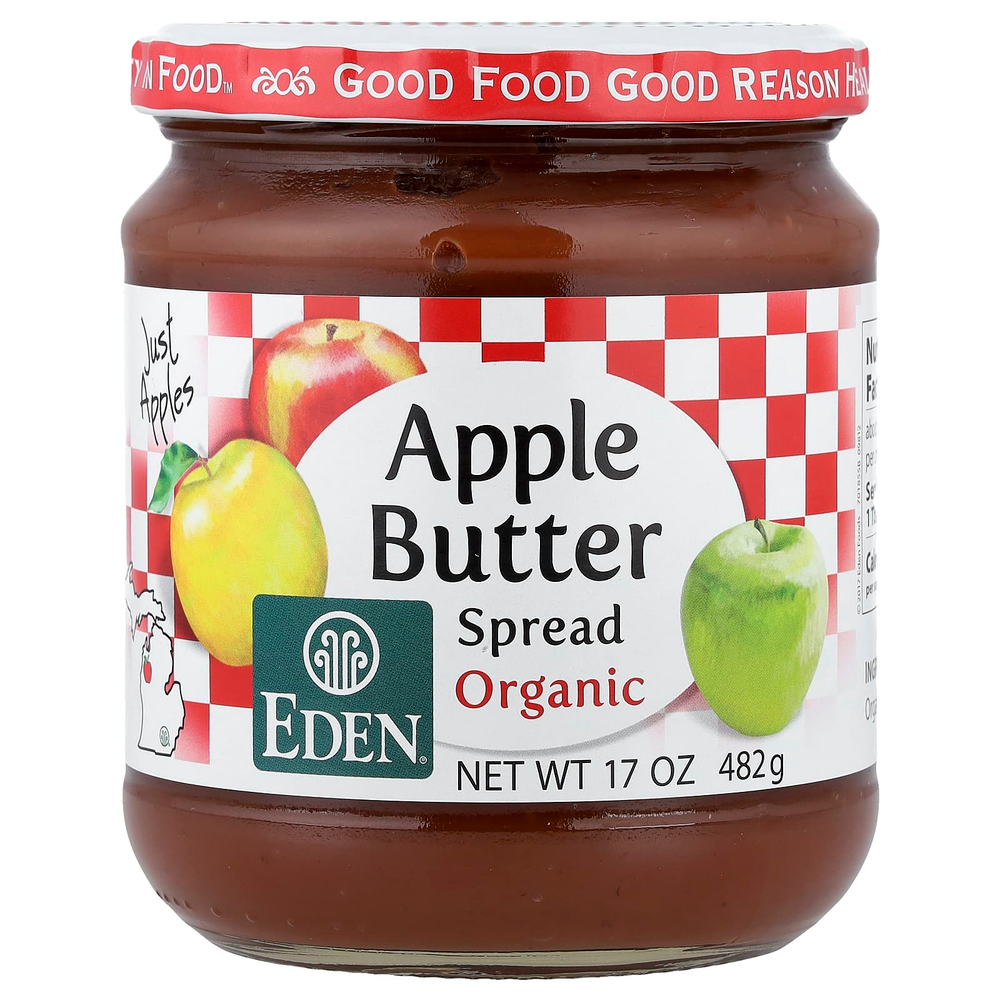 Eden Foods, органический яблочный спред, 482 г (17 унций)