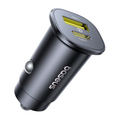 Автомобильная зарядка Baseus GoTrip Car Charger C+U 30W