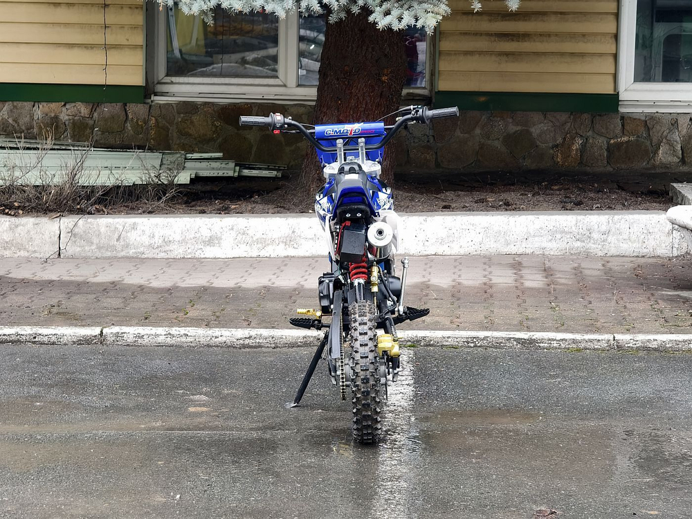 Комплект запчастей (Машинокомплект) для сборки питбайка C.MOTO KXD 607 синий