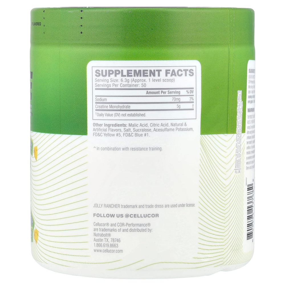 C4 / Cellucor, COR-Performance®, креатин, со вкусом зеленого яблока, 316 г (11,1 унции)