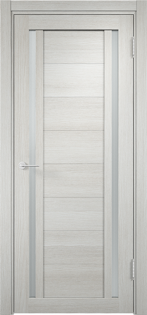 Межкомнатная дверь Берлин 06 ДО / Цвет Слоновая кость / Остекление "Сатинато" / Двери Верда