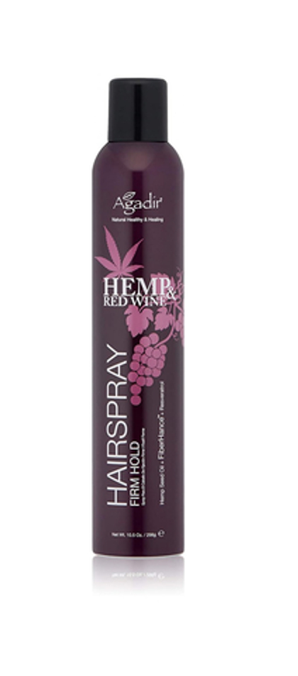 Лак сильной фиксации Hemp & Red Wine Firm Hold Hair Spray 298g