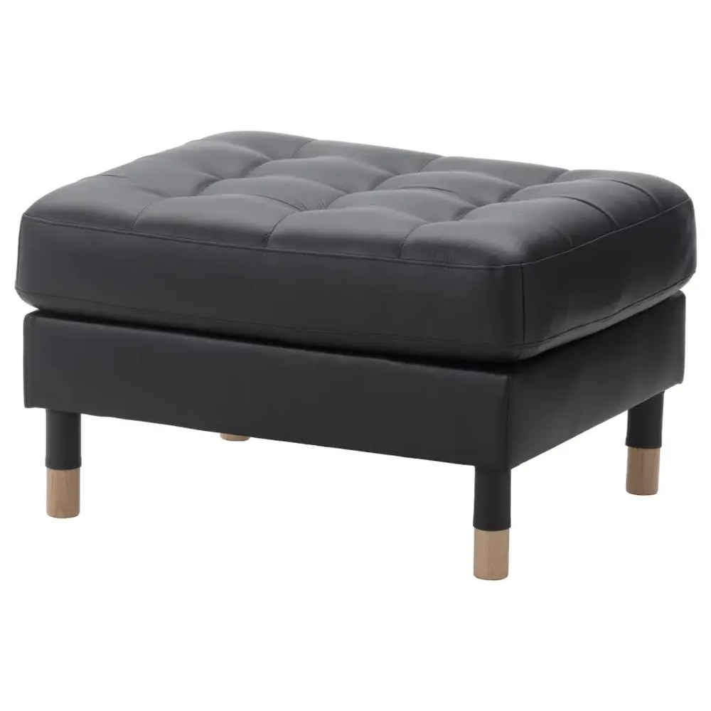 Пуф - LANDSKRONA  IKEA/ ЛАНДСКРУНА ИКЕА,  65х44 см, черный