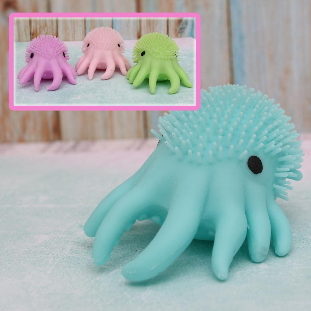 Антистресс "Осьминожка" 8*6,5, на резинке, 16-6