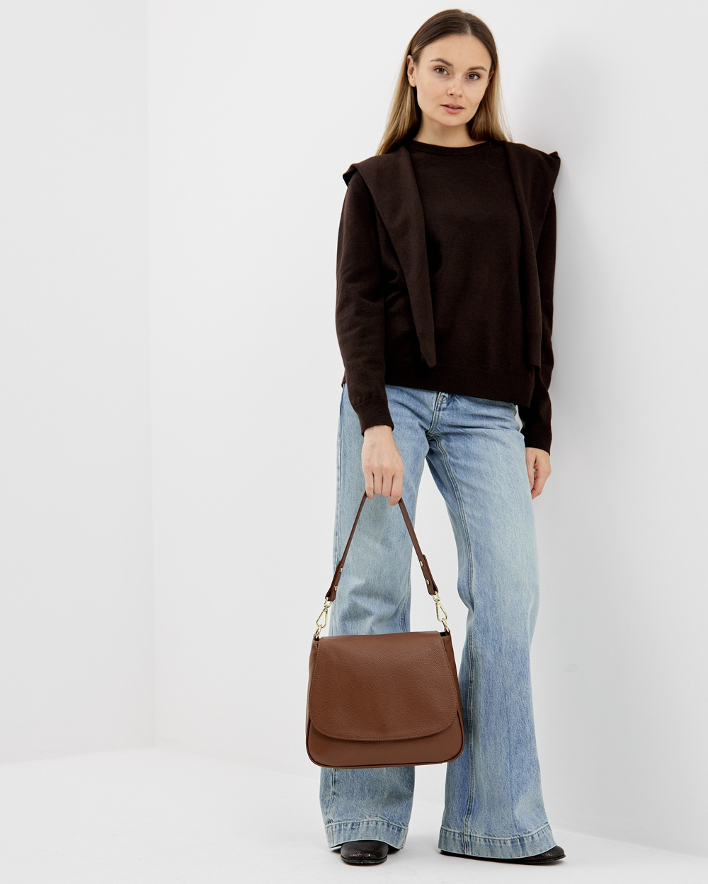 Сумка 907 03 коньячный