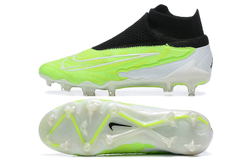 Бутсы Nike Phantom GX Elite FG (Черный+лайм)