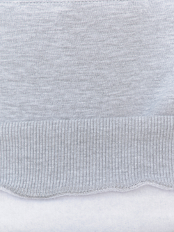 Худи с начесом (серый меланж)