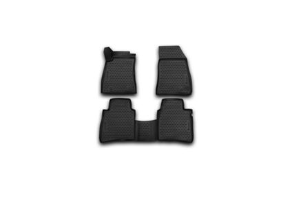 Коврики 3D в салон NISSAN Tiida, 2015-&gt;, 4 шт. (полиуретан)