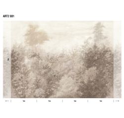 Пейзаж Южный лес панно