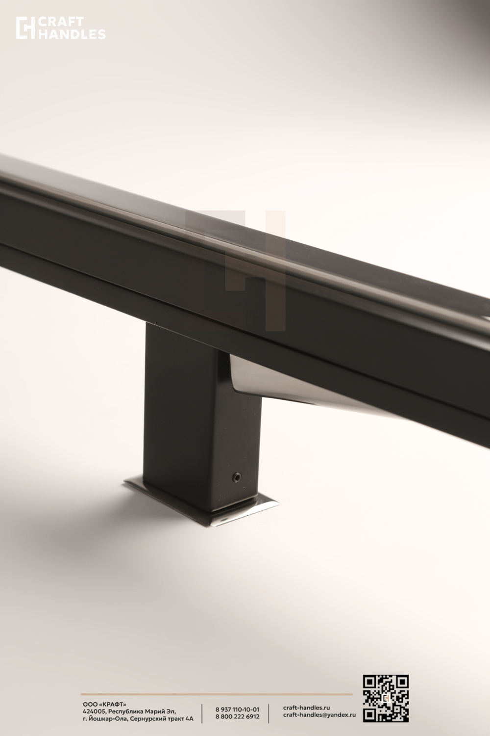 Арт. 40х35 Obelisk Black L-1555 мм