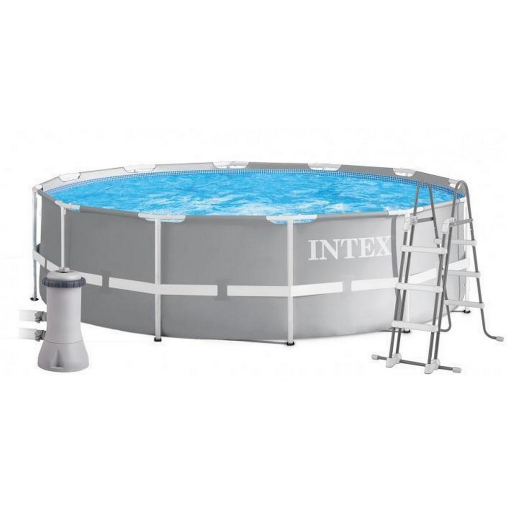 Бассейн каркасный Intex Prism Frame 8592 л/фильтр-насос 2006 л/ч/лестница