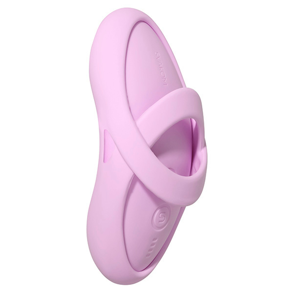 Сиреневый вибростимулятор на пальцы с функцией нагрева Svakom Echo 2 Flexible Finger Vibrator SC511B-PL