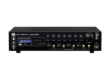 Show MPA120RS - Трансляц. система 120Вт,24V70/100V, mp3-плеер,4mic\line+aux, 4 зоны