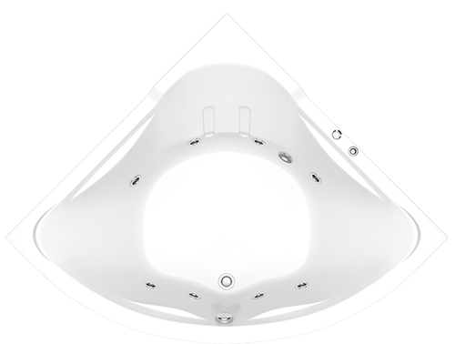 Гидромассажная ванна Bas Ирис 150х150