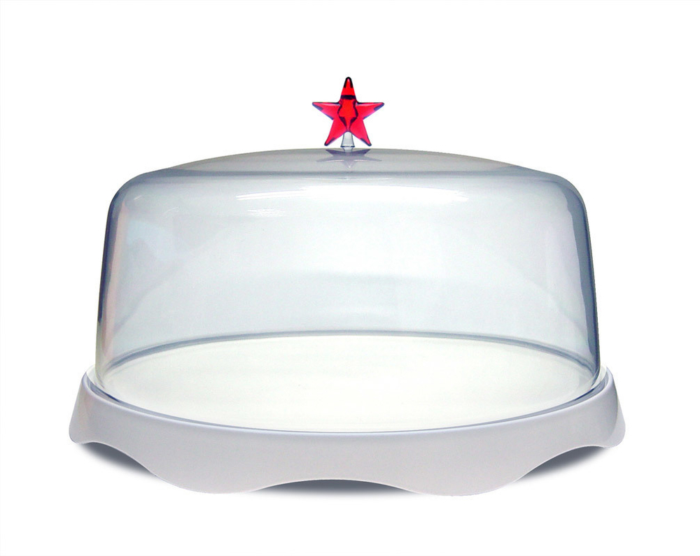 Тортовница подарочная merry tray большая белая