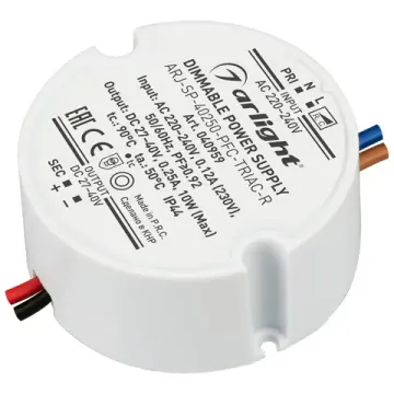 Блок питания 10W 27-40V 250mA IP44 ARJ-SP-40250-PFC-TRIAC-R 040959 Arlight