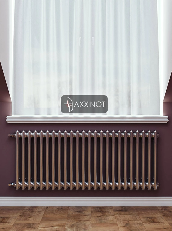 Axxinot Sentir Chrome 2050 - двухтрубный трубчатый радиатор высотой 500 мм, боковое подключение