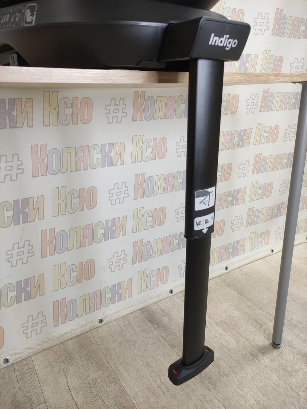 Автокресло детское Indigo E-Tron ISOFIX I-SIZE 0-36 серый