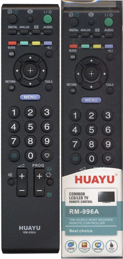 Универсальный пульт RM-996A для телевизоров марки SONY