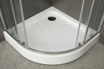 Душевой уголок BelBagno UNO-195-R-2-100-CH-CR 100х100 стекло шиншилла/профиль хром
