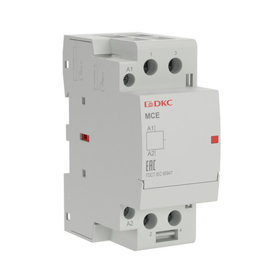Контактор модульный YON max типа MCE, 2P, 63A, 24В DC, 2НО