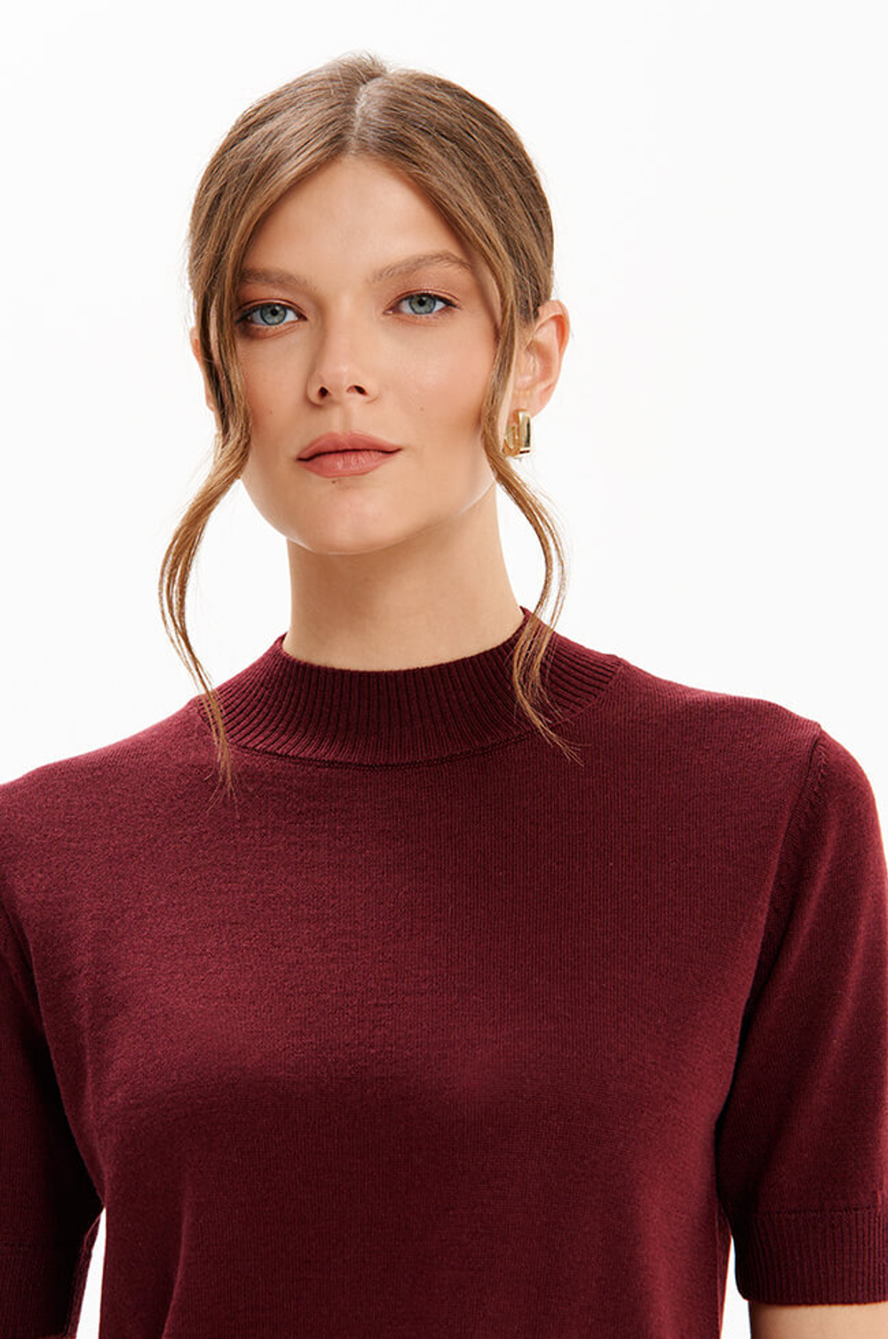 23436 Джемпер женский (бордовый)